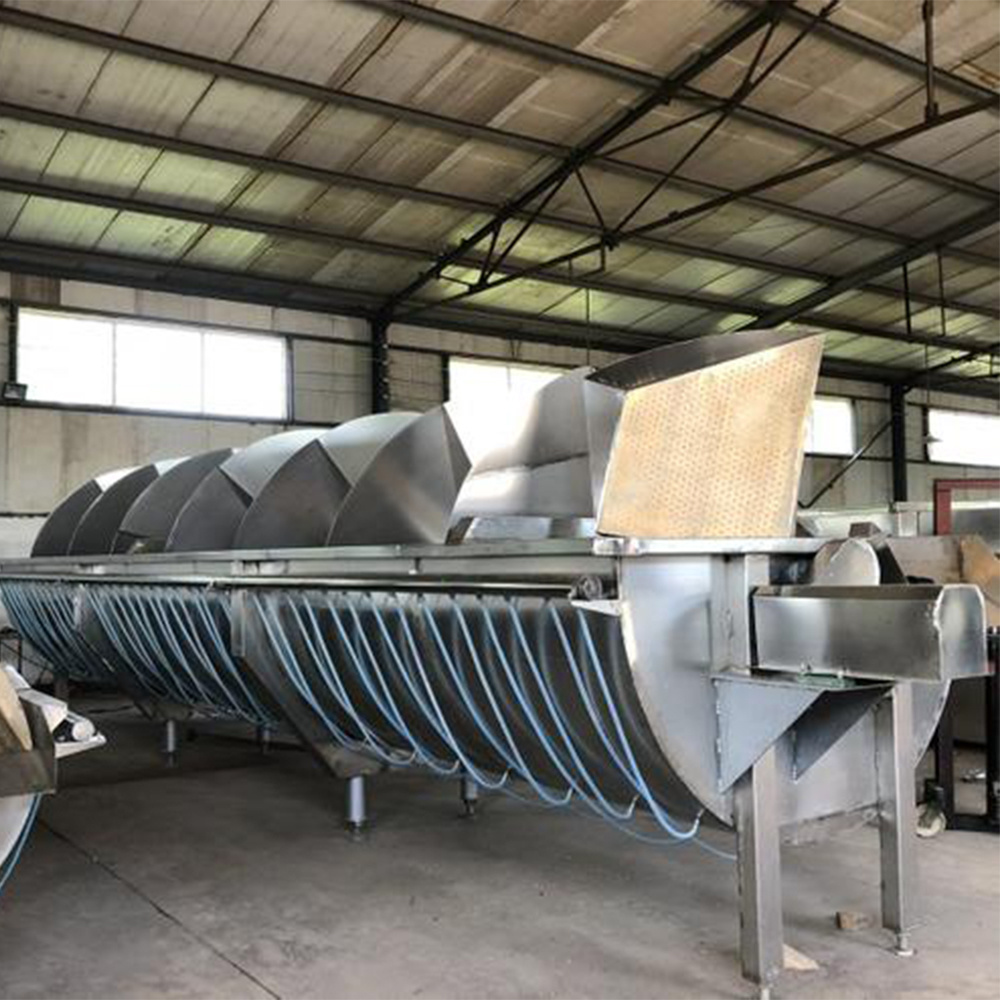 Poultry Chicken Slaughter Line Spiral Chiller Machine for Screw Pre Cooler Chilling Equipment