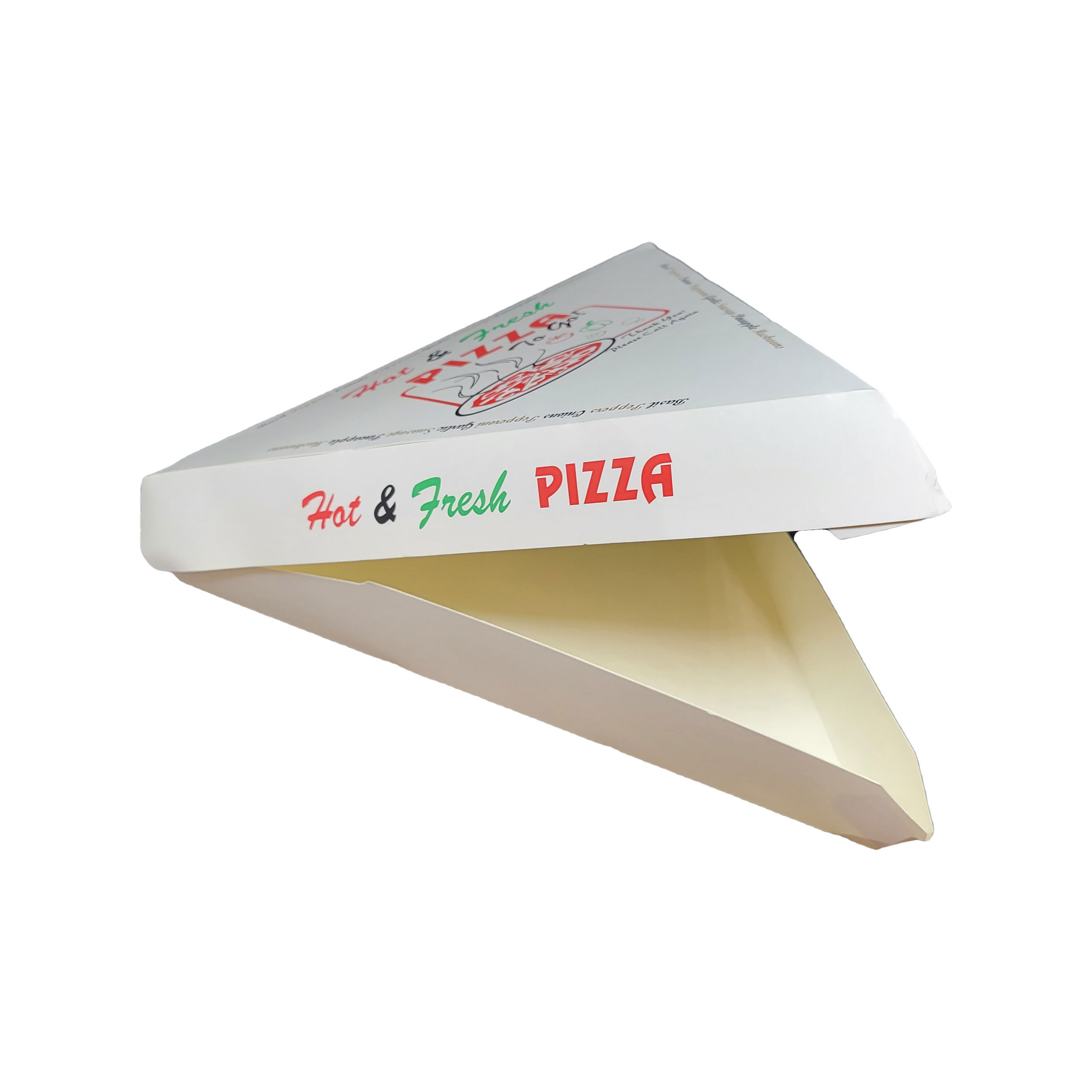 KM Biodegradable Customized Pizza Cone Box Triangle Pizza Boxes And Sandwich