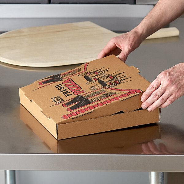 KM factory supply wholesale pizza box price food grade pizza box with logo