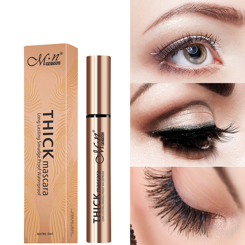 Hot Selling Mascara Products Black Waterproof 4D Silk Fiber Eyelash Mascara