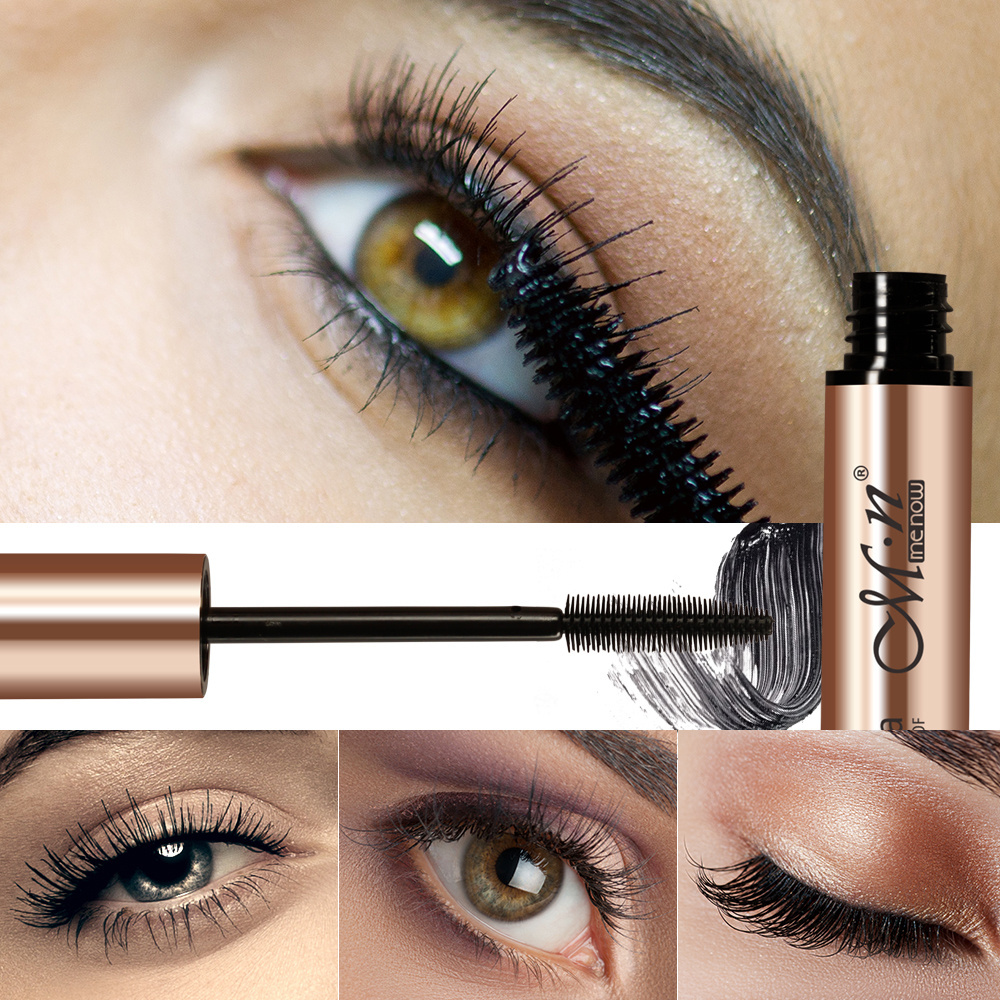 Hot Selling Mascara Products Black Waterproof 4D Silk Fiber Eyelash Mascara