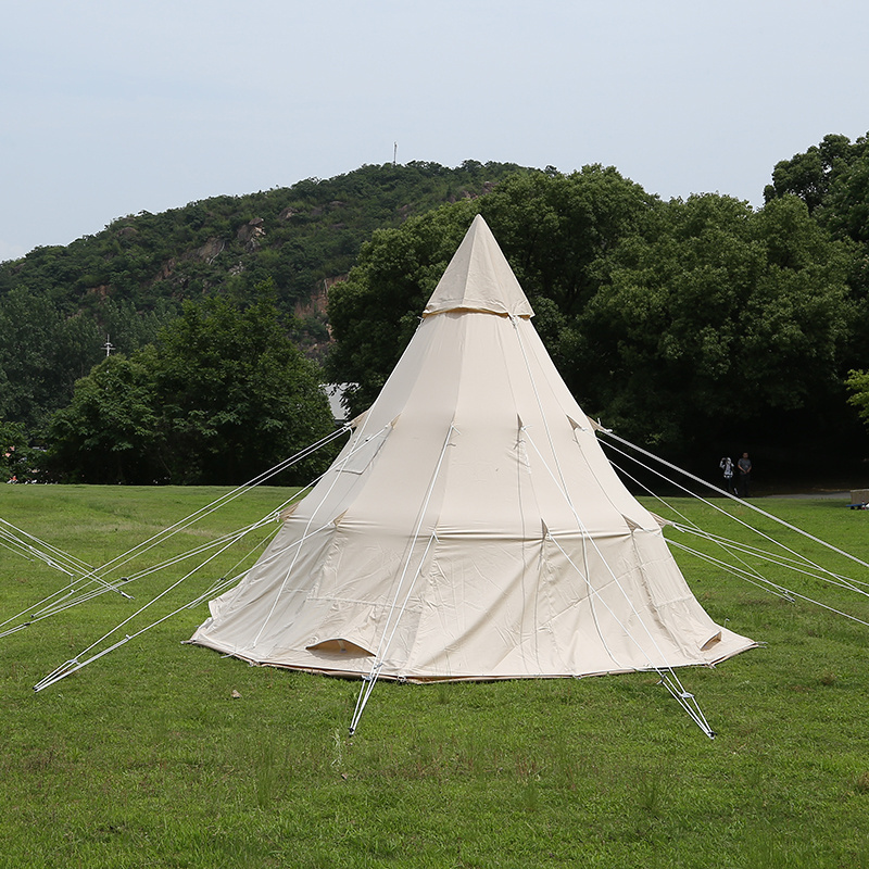 Outdoor large 3M 4M 5M 6M 7M teepee yurt glamping tent Party wedding tent for sale