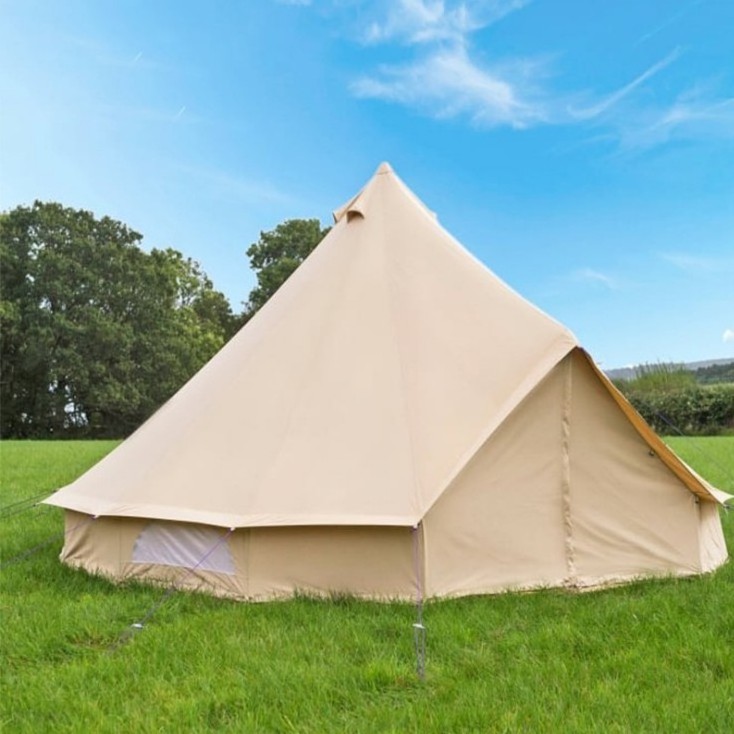 Outdoor Camping Cotton Canvas Safari Bell Tent Yurt Camping Tent