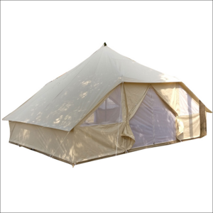 Outdoor Waterproof Beige color bell tent  Mongolia Yurt for sale