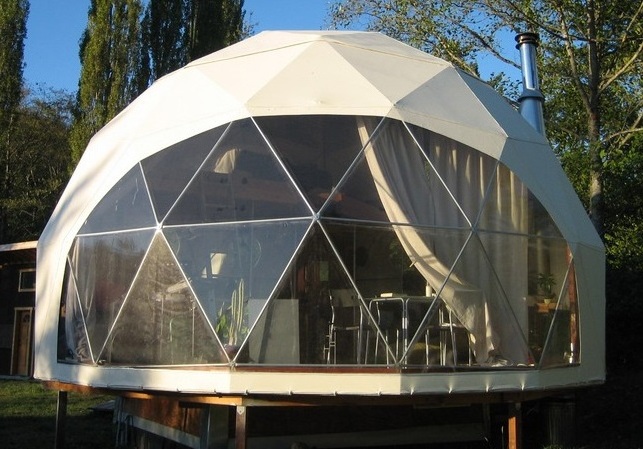 Outdoor waterproof 4 5 6 7 8 m glamping deodesic dome tent big transparent igloo dome house tent