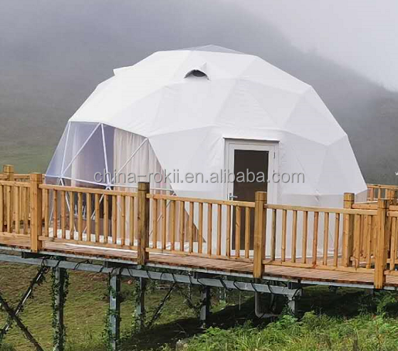 outdoor camping luxury hotel dome tent customize color part transparent geodesic dome tent for glamping camping party