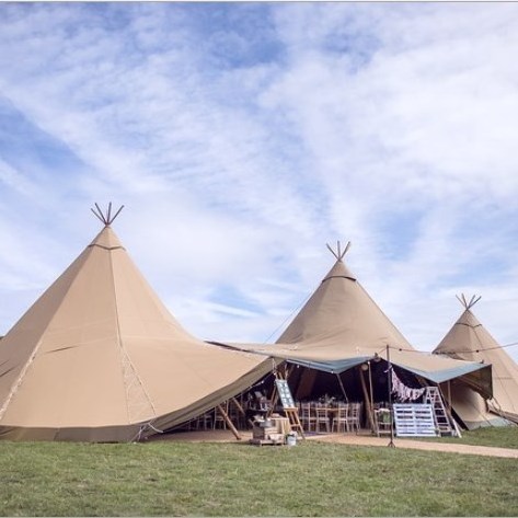 Large space waterproof luxury Indian tipi yurt safari tent for wedding party events