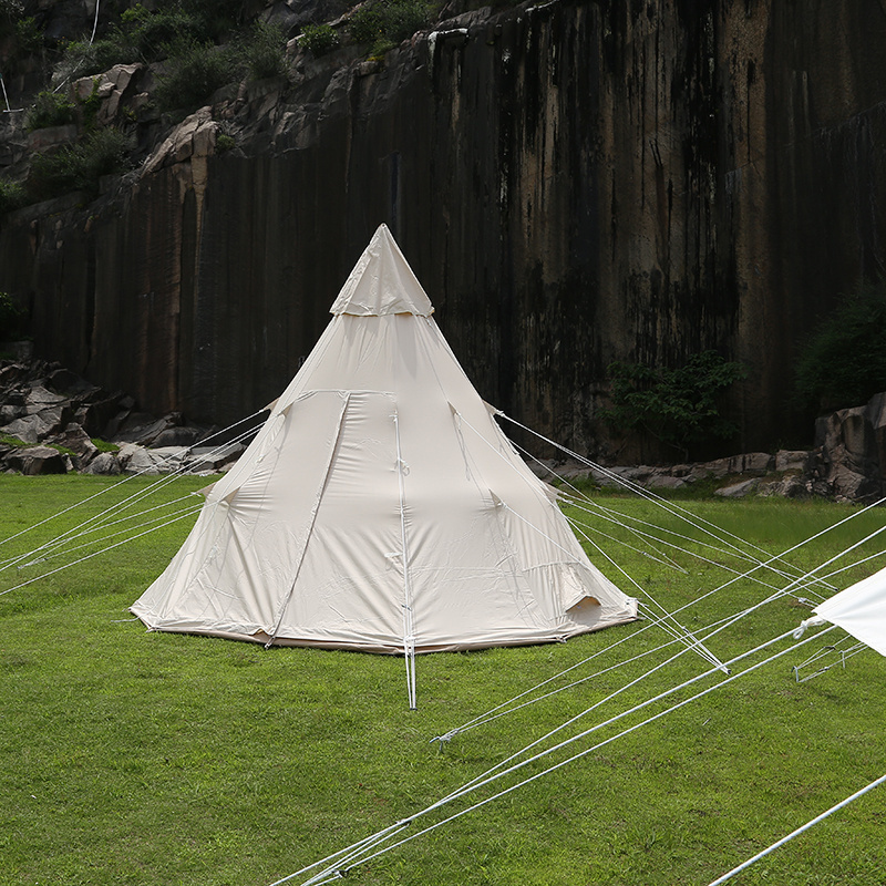 Outdoor large 3M 4M 5M 6M 7M teepee yurt glamping tent Party wedding tent for sale