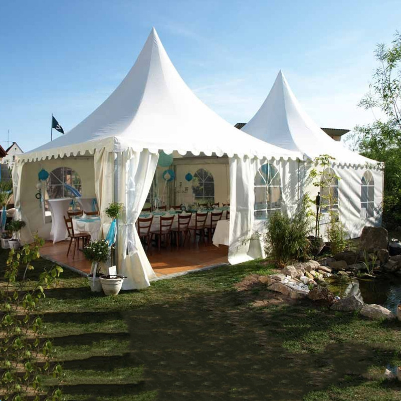 100 people Outdoor waterproof  transparent large wedding event party pagoda tent