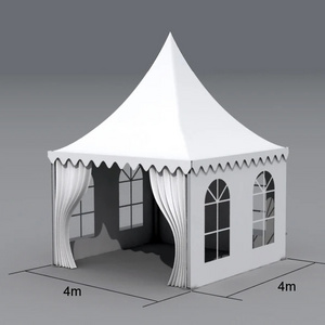 High quality outdoor waterproof  aluminum pagoda tent 3x3 4x4 5x5 party tent