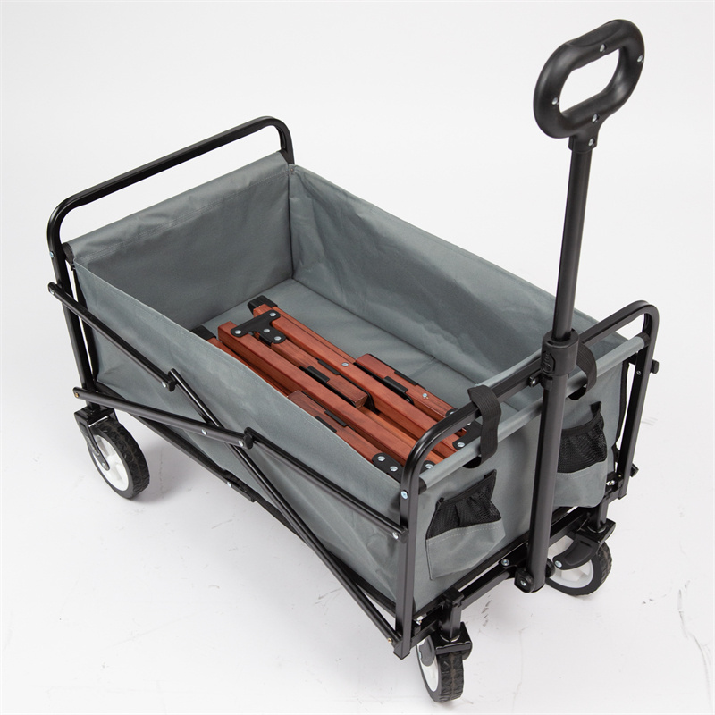 New Outdoor Garden Multipurpose Micro Collapsible Foldable Utility Beach Trolley Cart Camping Folding Wagon