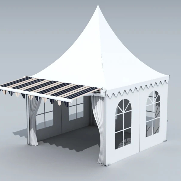 High quality outdoor waterproof  aluminum pagoda tent 3x3 4x4 5x5 party tent