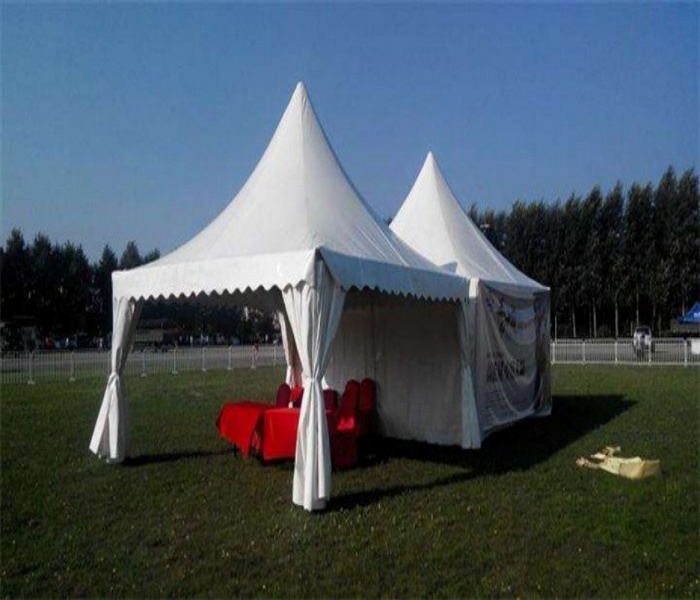 Big outdoor waterproof fireproof commercial trade show event exhibition pagoda tent