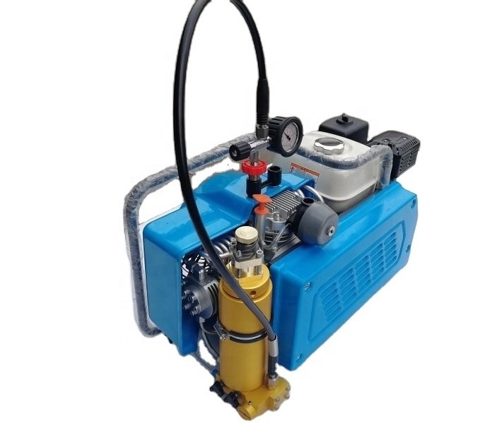 Portable Dive Bottle Compressor Gasoline Engine High Pressure 3000 Psi Air Compressor for Diving Used