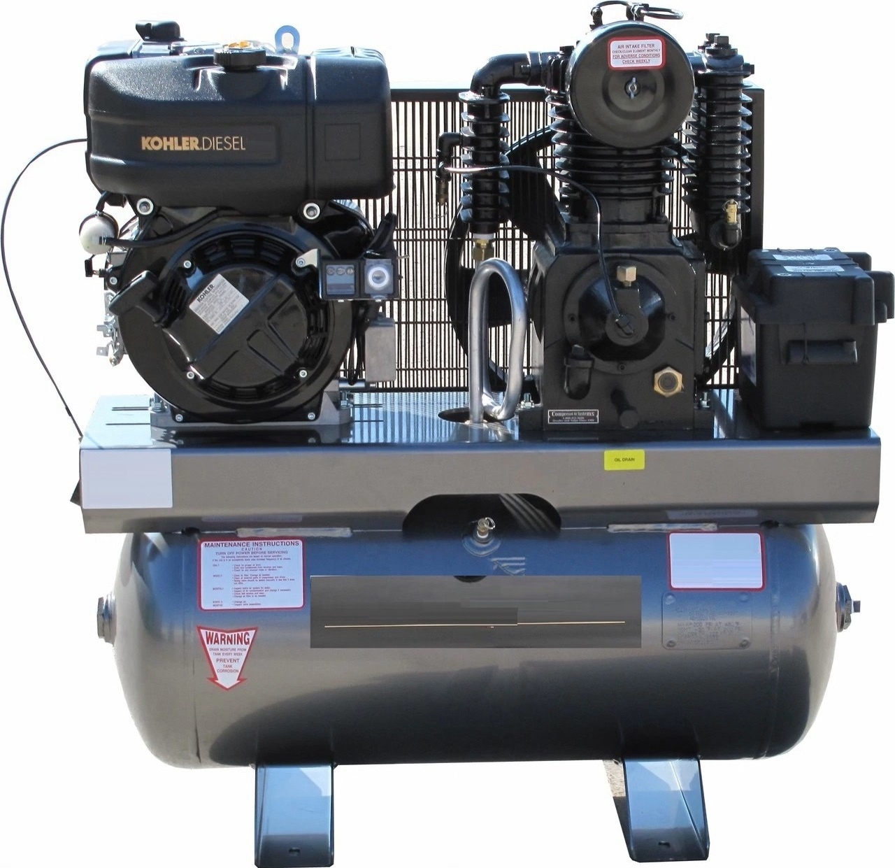 Diesel Engine Air Compressor Multi Function Welder Generators 5kw generator welder air compressor