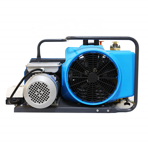 High-pressure air compressor for CNG filling station gas cylinder detection