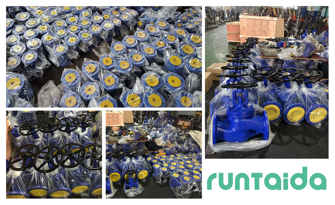 DIN PN16-PN40 High Temperature Resistance Heat Transfer Oil Cast Steel Bellow Seal Globe Valve