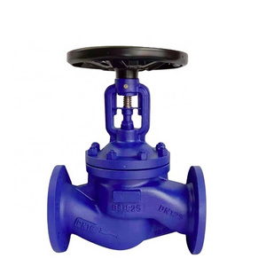 High Temperature Steam Thermal Oil Manual Operated Cast Steel WCB Bellows Seal Globe Valve