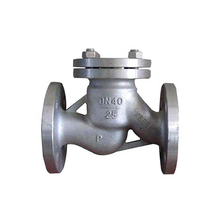 Water treatment flanged ductile iron vertical lift HC41X-16 noise elimination Silent check valve