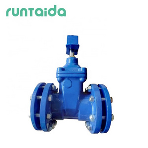 8inch DN50 DN100 160mm PN10 PN16 resilient rubber seated cast iron gate valve