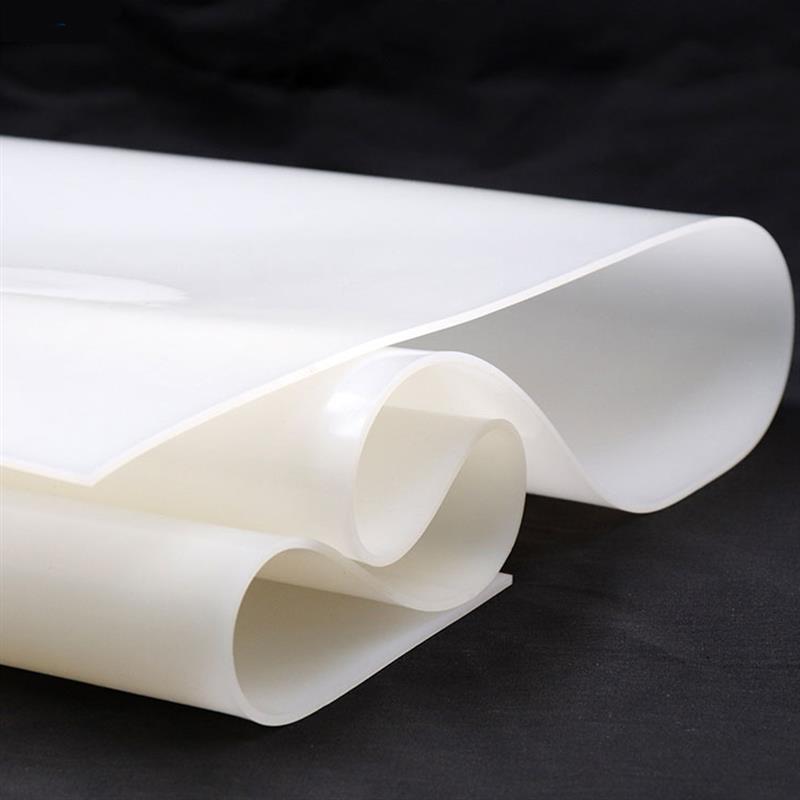 Customization Silicone Rubber High Temperature White Mate Vulcanized Sheet 0.5mm Extra Sof