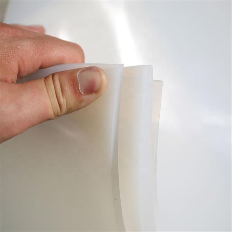 Customization Silicone Rubber High Temperature White Mate Vulcanized Sheet 0.5mm Extra Sof