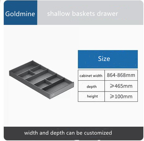 Goldmine kitchen pull out shelves cabinet shallow pullout drawers with dividers cabinet pullout drawer storage system