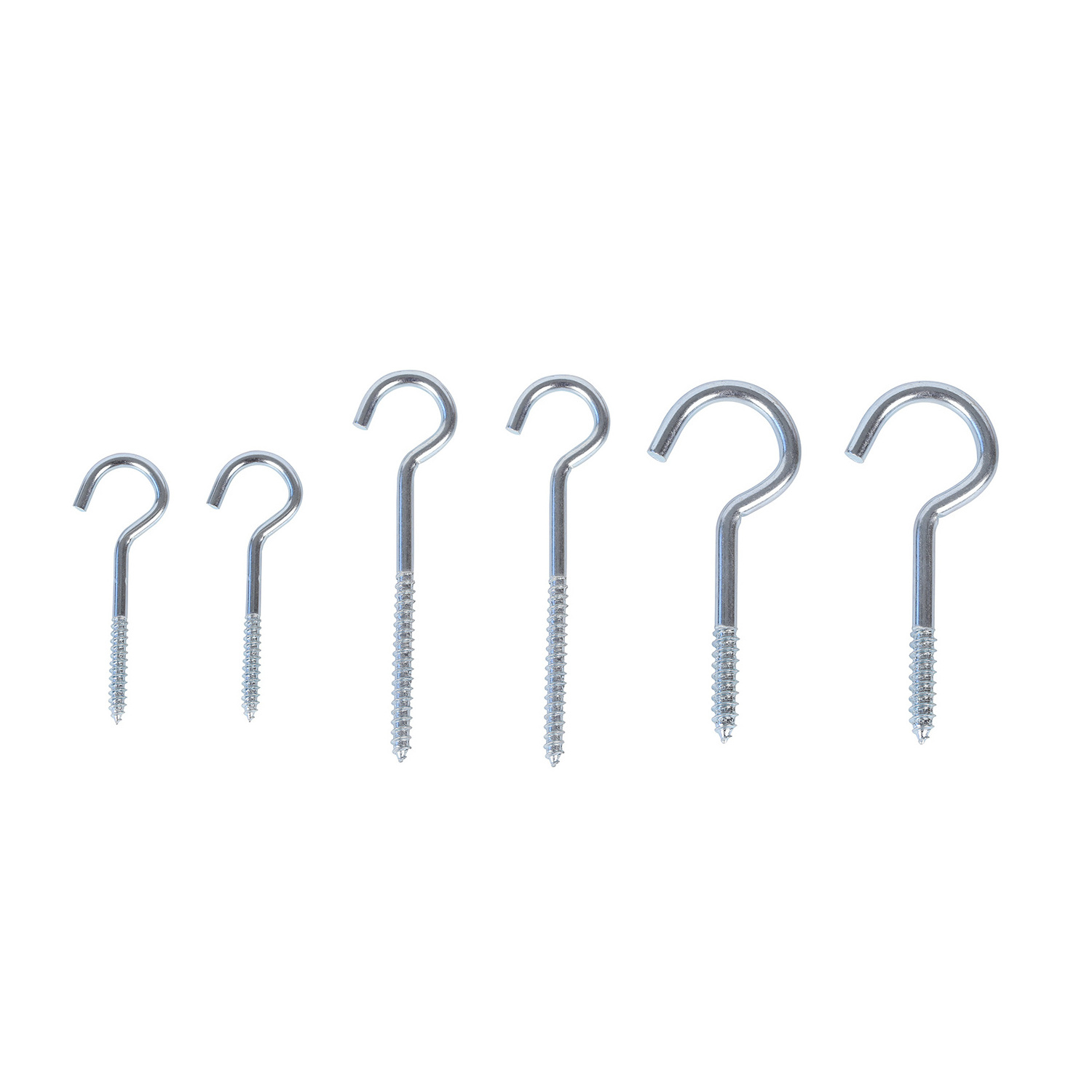 Ceiling Hooks Cup Hook Fine Metal Screw in Hanger for Indoor and Outdoor Use