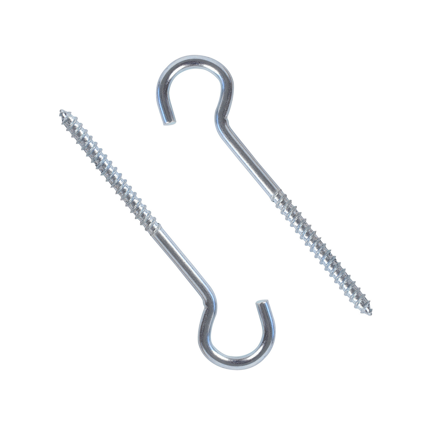 Ceiling Hooks Cup Hook Fine Metal Screw in Hanger for Indoor and Outdoor Use