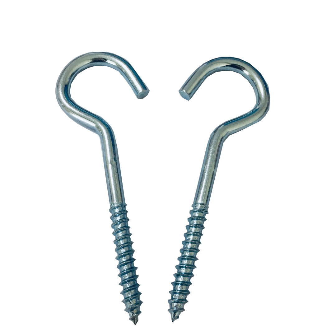 Ceiling Hooks Cup Hook Fine Metal Screw in Hanger for Indoor and Outdoor Use