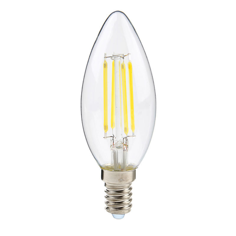 C35 e14 6w LED decorative Lamp Candelabra light source light bulbs LED Filament Candle Bulb light