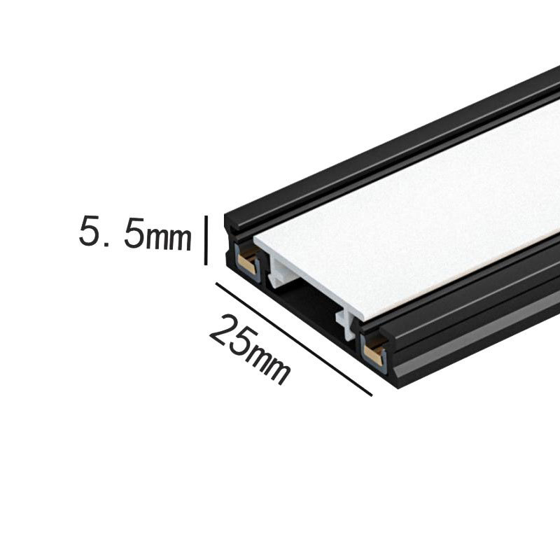 New Design Focus Cob Linear Led Tracklight 48V Professional Spot Lighting Adjustable 5mm Magnetic Track Rail Light for Home 90