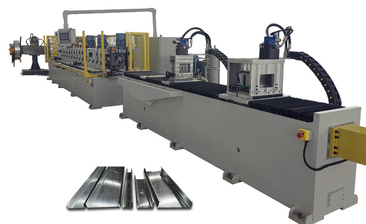 Hot Sale Channel Steel Frame Cad Roll Forming Machine High Quality C Shape Purlin Bracket Roll Forming Machine