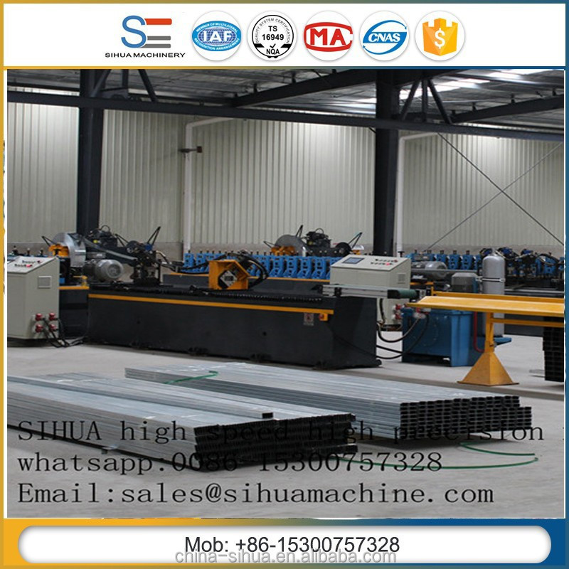 Light Steel House Frame Fully Automatic Keel Roll Forming Machine Light Gauge Steel Framing Machine