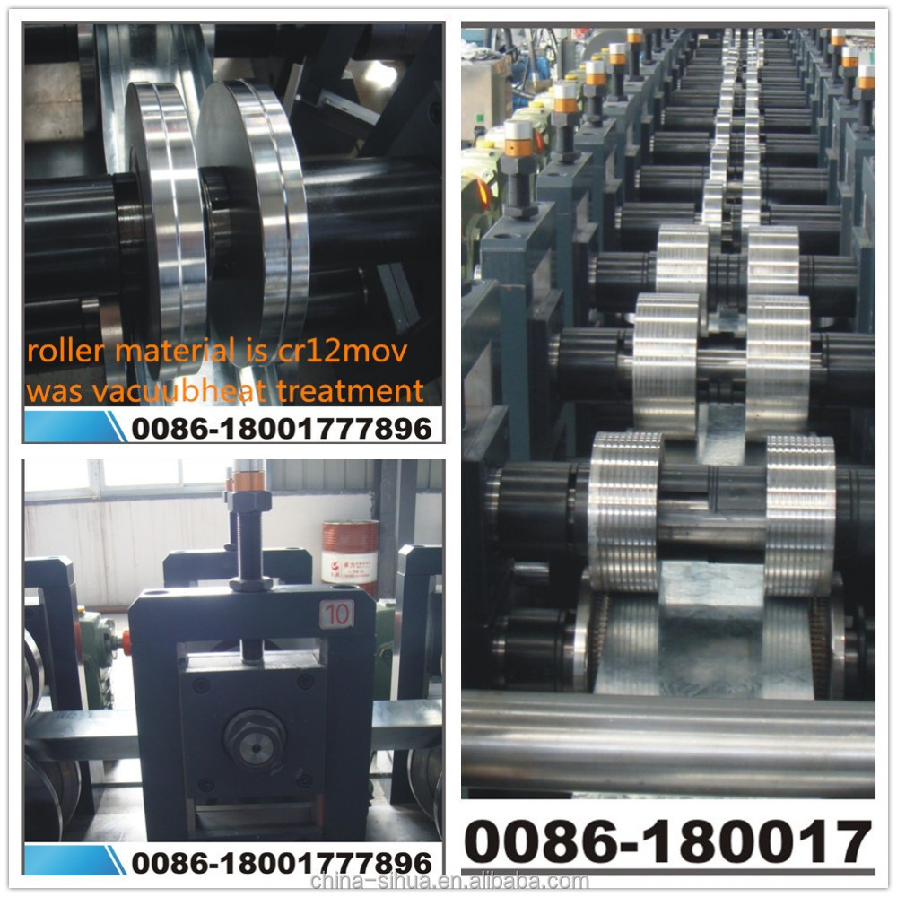 Light Steel House Frame Fully Automatic Keel Roll Forming Machine Light Gauge Steel Framing Machine