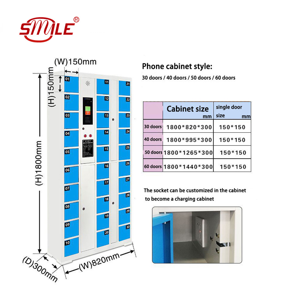 SMILETECH Smart Parcel Delivery Locker Self Pick up electronic Smart  Air Locker Vending machine