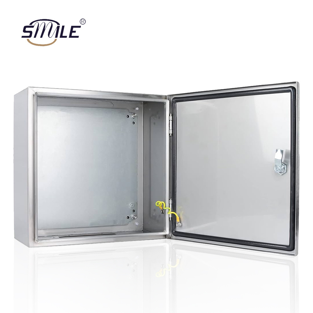 SMILETECH Custom Steel Electrical Enclosure Box Ip65 Waterproof Metal Stainless Steel Electrical Box Cabinet