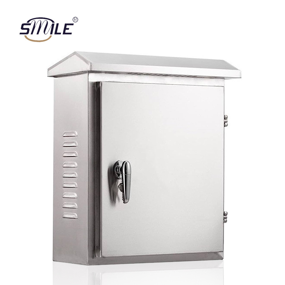 SMILETECH Custom Steel Electrical Enclosure Box Ip65 Waterproof Metal Stainless Steel Electrical Box Cabinet