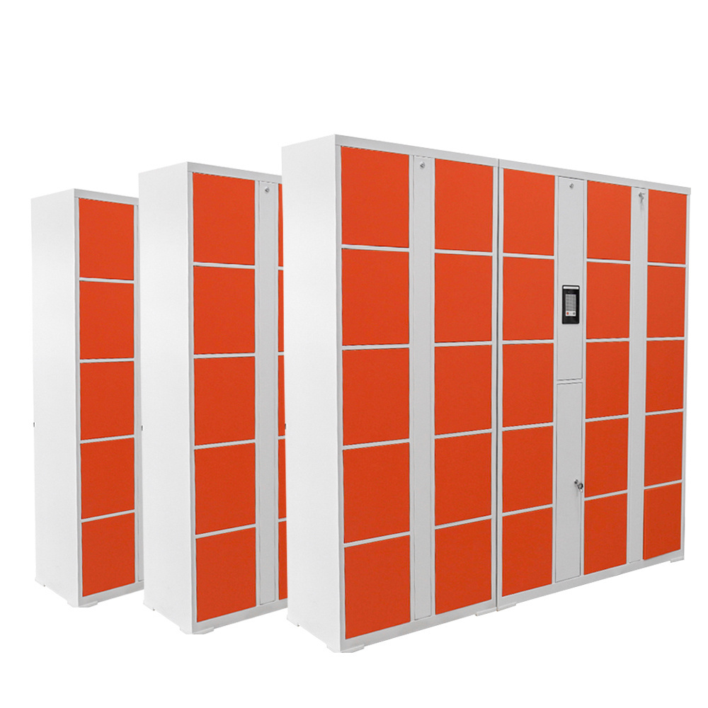 SMILE custom fabrication services storage parcel lockers smart 2 doors clothing steel locker/wardrobe buy for now