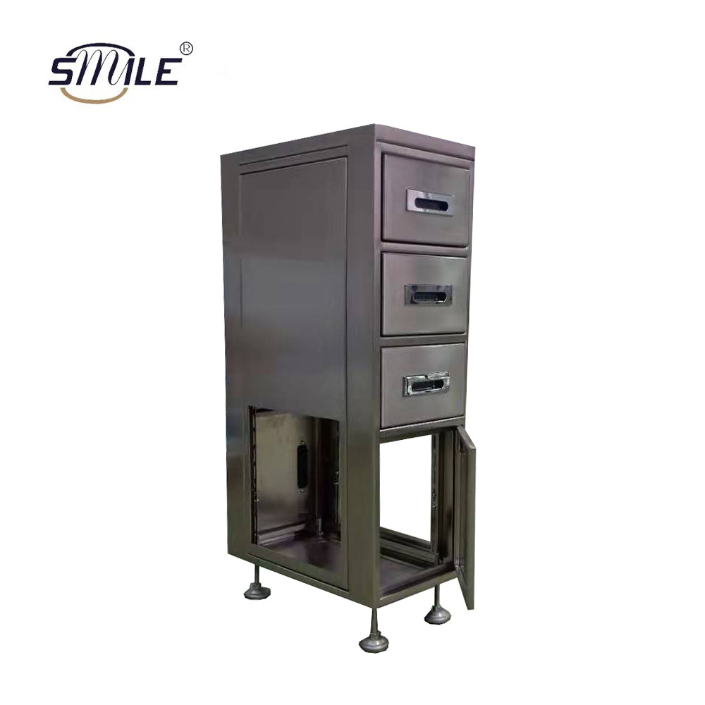 SMILE custom 4 Drawer Vertical stainless Steel Office Filing Storage Cabinet Metal File Cabinet with Locking