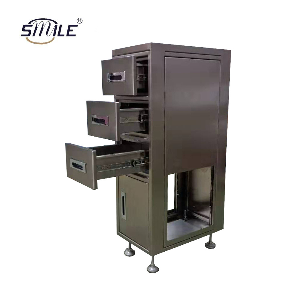 SMILE custom 4 Drawer Vertical stainless Steel Office Filing Storage Cabinet Metal File Cabinet with Locking