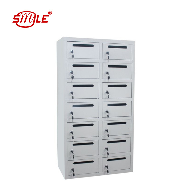 SMILE Customization Multi-door Mailboxes Stainless Steel Mailbox Metal Mailboxes Outdoor Modern for Apartment