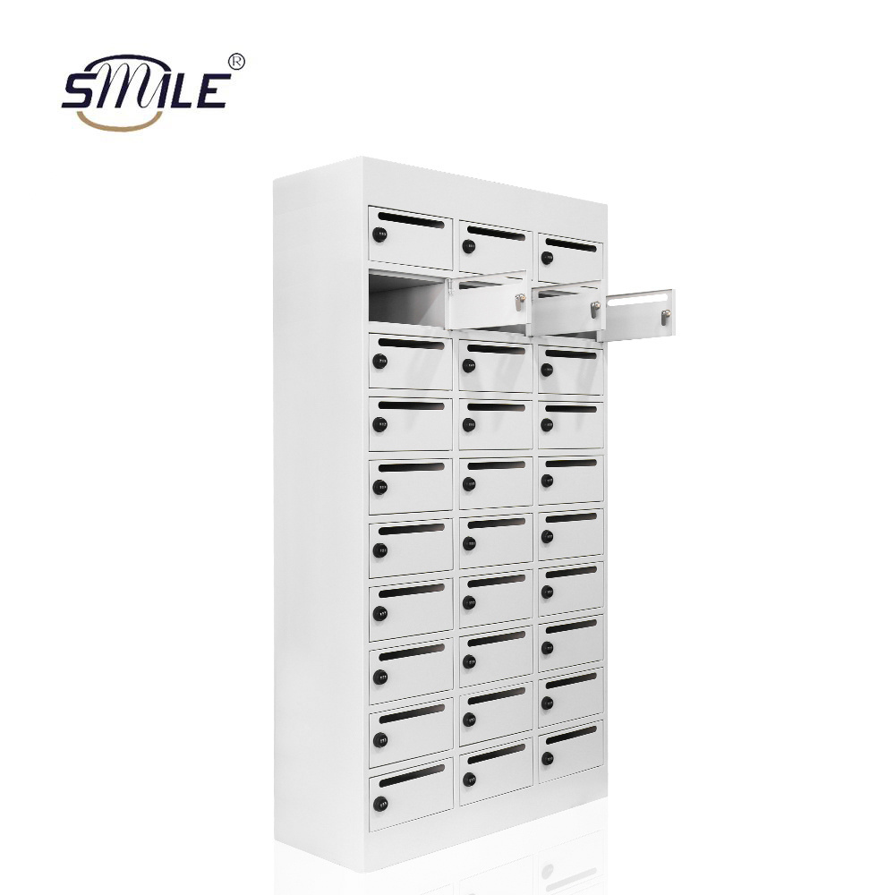 CHNSMILE Metal Mailbox Steel Aluminum Stainless Steel Outdoor Apartments Mailbox Standing Commercial Mailbox