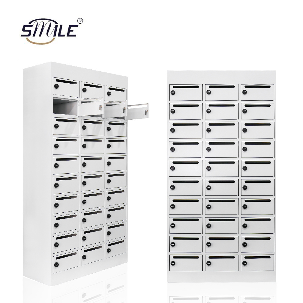 CHNSMILE Metal Mailbox Steel Aluminum Stainless Steel Outdoor Apartments Mailbox Standing Commercial Mailbox