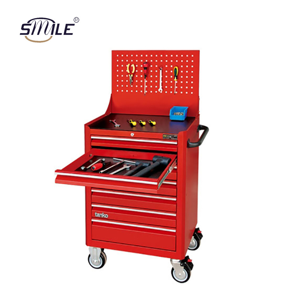 SMILE Custom Metal Toolbox Trolly Large Toolbox on Wheels