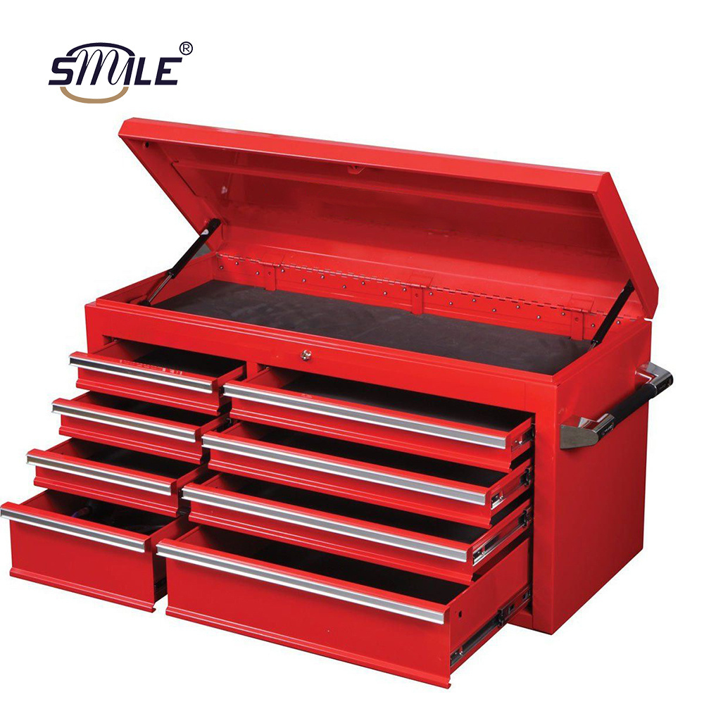 SMILE Custom Steel Job Site Tool Box Van Storage Stainless Steel Tool Box Vault Site Security Tool Box