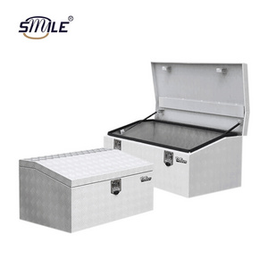 SMILE Custom Custom Waterproof Truck Bed Aluminum Toolbox Metal Tool Box For Pickup With Stainless Steel Locks