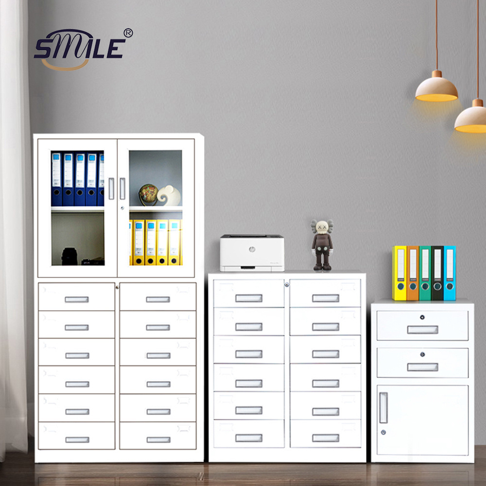 CHNSMILE customizable sheet metal fabrication Vertical Metal drawers Filing Cabinet Steel Storage Units Modern Office Furniture