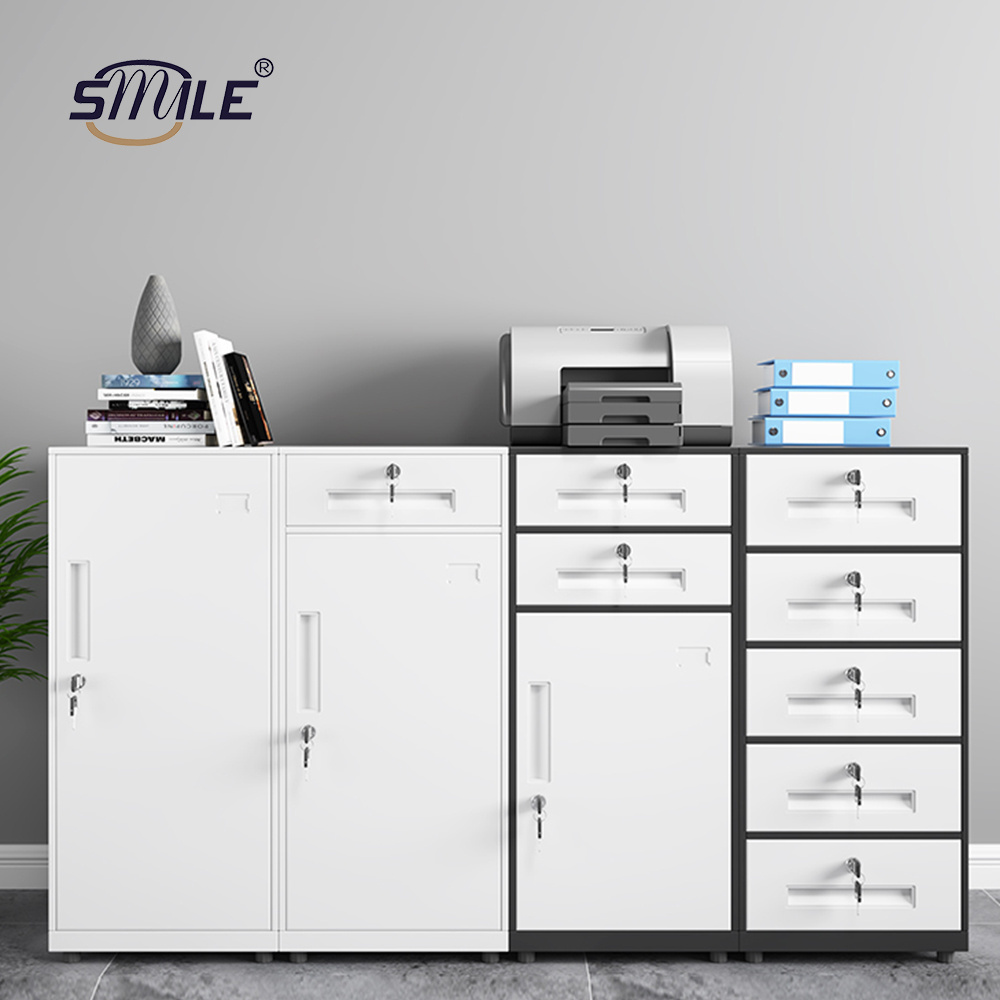 CHNSMILE customizable sheet metal fabrication Vertical Metal drawers Filing Cabinet Steel Storage Units Modern Office Furniture