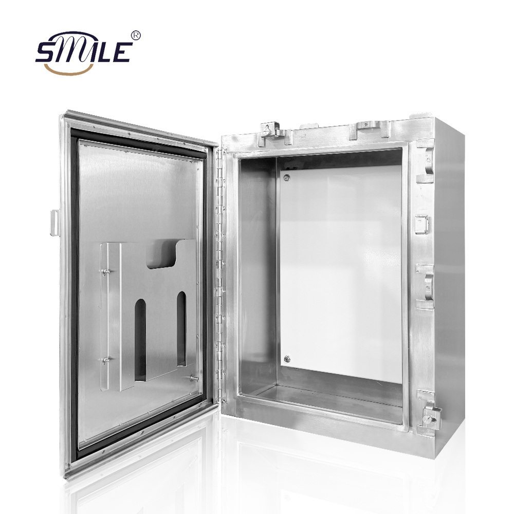 CHNSMILE Durable Stainless steel enclosure lockable cabinet different depth Electronic & Instrument Electrical Metal Box